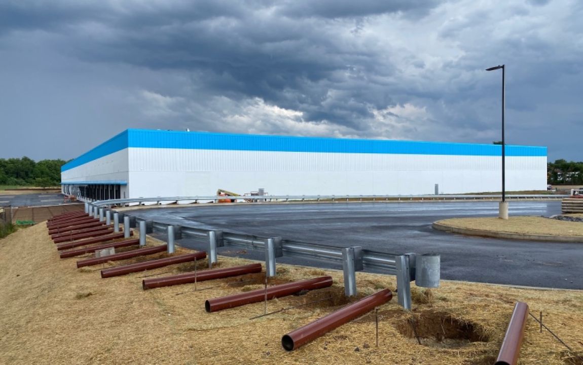 Amazon Delivery Center Site Improvements In Progress MFS Engineers 2 Amazon Delivery Center Site Improvements In Progress MFS Engineers 2